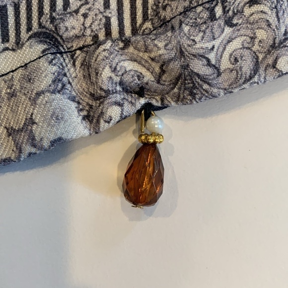 Simrans pret Pakistani Kurta Long Sleeve Blue Beaded Embroidered Women’s Medium - Picture 9 of 11